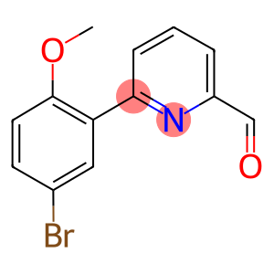 6-(5-BROMO-2-METHOXYPHENYL)PYRIDINE-2-CARBALDEHYDE