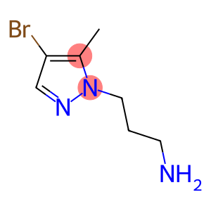 3-(4-BROMO-5-METHYL-1H-PYRAZOL-1-YL)-1-PROPANAMINE