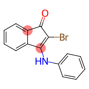 2-BROMO-3-(PHENYLAMINO)INDEN-1-ONE