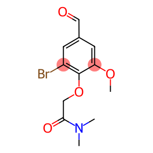 2-(2-BROMO-4-FORMYL-6-METHOXYPHENOXY)-N,N-DIMETHYLACETAMIDE