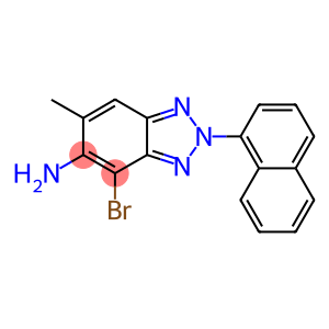 4-BROMO-6-METHYL-2-(1-NAPHTHYL)-2H-1,2,3-BENZOTRIAZOL-5-AMINE