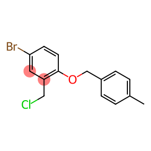 4-bromo-2-(chloromethyl)-1-[(4-methylphenyl)methoxy]benzene