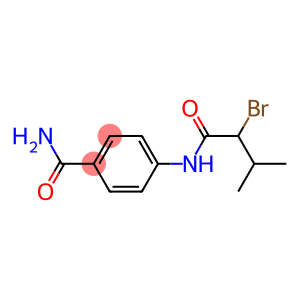4-[(2-bromo-3-methylbutanoyl)amino]benzamide