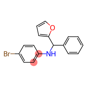 4-bromo-N-[furan-2-yl(phenyl)methyl]aniline