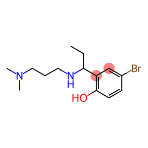 4-bromo-2-(1-{[3-(dimethylamino)propyl]amino}propyl)phenol