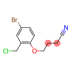 4-[4-bromo-2-(chloromethyl)phenoxy]butanenitrile