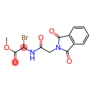 2-Bromo-2-[2-(phthaloylamino)acetylamino]acetic acid methyl ester