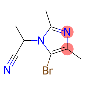 5-Bromo-1-(1-cyanoethyl)-2,4-dimethyl-1H-imidazole