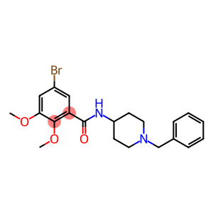 5-Bromo-2,3-dimethoxy-N-(1-benzyl-4-piperidinyl)benzamide