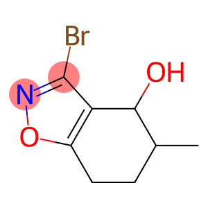 3-Bromo-4,5,6,7-tetrahydro-5-methyl-1,2-benzisoxazol-4-ol