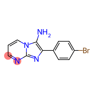 2-(4-Bromophenyl)-3-aminoimidazo[1,2-a]pyrimidine