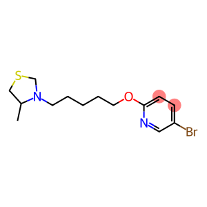 5-Bromo-2-[[5-(4-methyl-3-thiazolidinyl)pentyl]oxy]pyridine