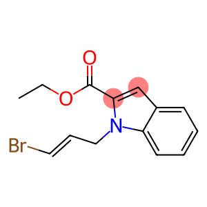 1-(3-Bromo-2-propenyl)-1H-indole-2-carboxylic acid ethyl ester