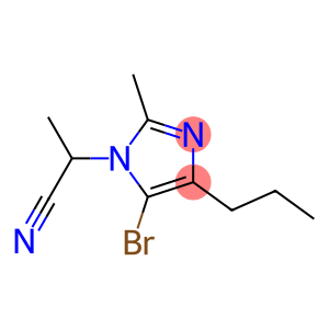 5-Bromo-1-(1-cyanoethyl)-2-methyl-4-propyl-1H-imidazole