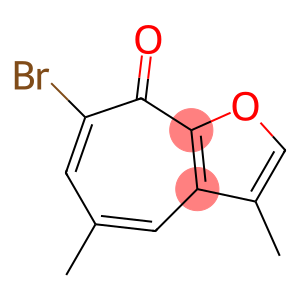 7-Bromo-3,5-dimethyl-8H-cyclohepta[b]furan-8-one