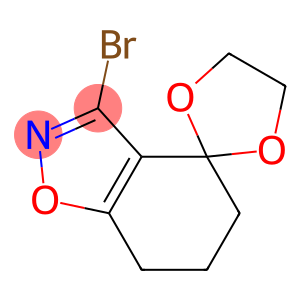 3-Bromo-4,5,6,7-tetrahydrospiro[1,2-benzisoxazole-4,2'-[1,3]dioxolane]