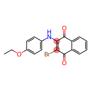 2-Bromo-3-(4-ethoxyphenyl)amino-1,4-naphthoquinone