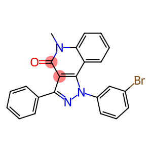 1-(3-Bromophenyl)-3-phenyl-5-methyl-1H-pyrazolo[4,3-c]quinolin-4(5H)-one