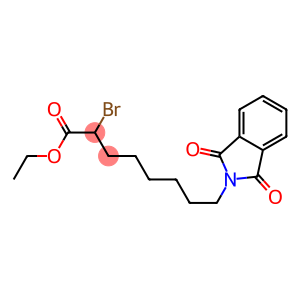 2-Bromo-8-[(1,3-dihydro-1,3-dioxo-2H-isoindol)-2-yl]octanoic acid ethyl ester