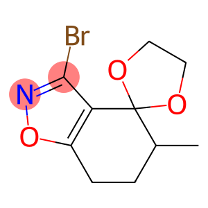 3-Bromo-4,5,6,7-tetrahydro-5-methylspiro[1,2-benzisoxazole-4,2'-[1,3]dioxolane]