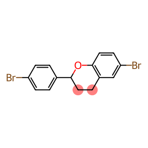 6-Bromo-2-(4-bromophenyl)-3,4-dihydro-2H-1-benzopyran