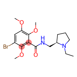 3-Bromo-2,5,6-trimethoxy-N-[[(2R)-1-ethylpyrrolidin-2-yl]methyl]benzamide