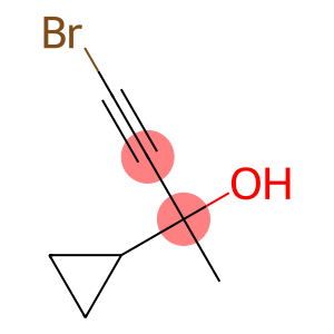 4-Bromo-2-cyclopropyl-3-butyn-2-ol