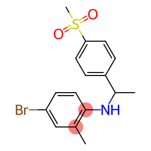 4-bromo-N-[1-(4-methanesulfonylphenyl)ethyl]-2-methylaniline