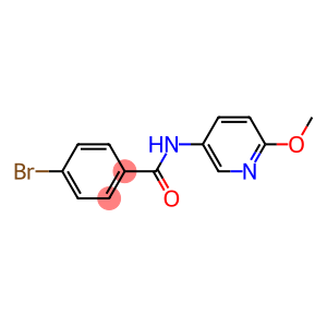 4-bromo-N-(6-methoxypyridin-3-yl)benzamide