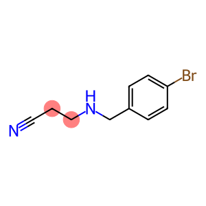 3-{[(4-bromophenyl)methyl]amino}propanenitrile