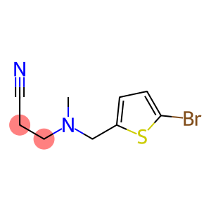 3-{[(5-bromothiophen-2-yl)methyl](methyl)amino}propanenitrile