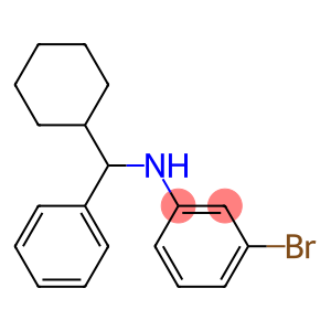 3-bromo-N-[cyclohexyl(phenyl)methyl]aniline