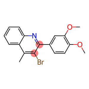 3-bromo-2-(3,4-dimethoxyphenyl)-4-methylquinoline