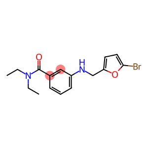 3-{[(5-bromofuran-2-yl)methyl]amino}-N,N-diethylbenzamide