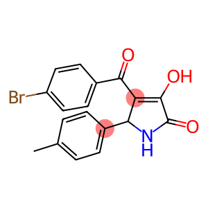 4-(4-BROMOBENZOYL)-3-HYDROXY-5-(4-METHYLPHENYL)-1,5-DIHYDRO-2H-PYRROL-2-ONE