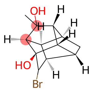 11-BROMO-7-METHYLPENTACYCLO[6.3.0.0(2,6).0(3,10).0(5,9)]UNDECANE-1,7-DIOL