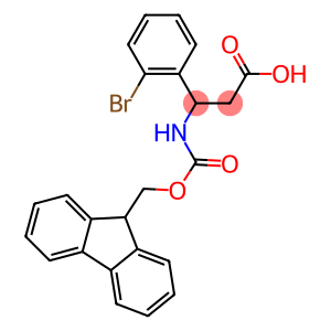 3-(2-bromophenyl)-3-{[(9H-fluoren-9-ylmethoxy)carbonyl]amino}propanoic acid