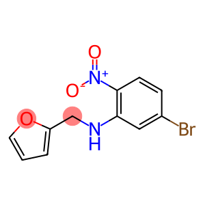 (5-Bromo-2-nitro-phenyl)-furan-2-ylmethyl-amine