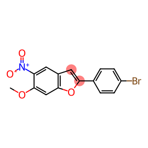 2-(4-bromophenyl)-6-methoxy-5-nitrobenzofuran