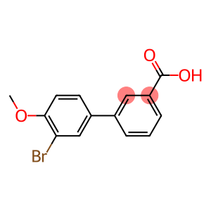 3'-Bromo-4'-methoxybiphenyl-3-carboxylic acid, 95%