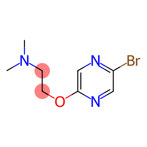 2-(5-Bromopyrazin-2-yloxy)-N,N-dimethylethanamine