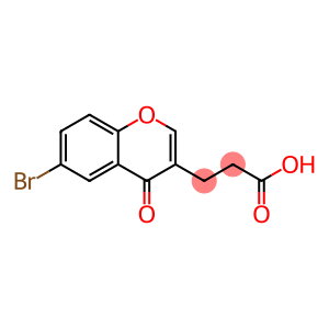 3-(6-BROMO-4-OXO-4H-CHROMEN-3-YL)PROPANOIC ACID