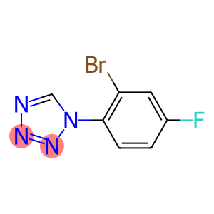 1-(2-bromo-4-fluorophenyl)-1H-1,2,3,4-tetrazole