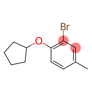 2-bromo-1-(cyclopentyloxy)-4-methylbenzene