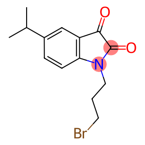 1-(3-BROMOPROPYL)-5-ISOPROPYL-1H-INDOLE-2,3-DIONE