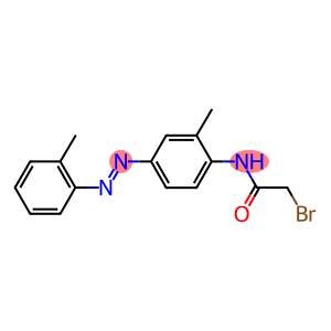 2-BROMO-N-(2-METHYL-4-[(E)-(2-METHYLPHENYL)DIAZENYL]PHENYL)ACETAMIDE