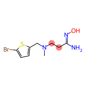 3-{[(5-bromothiophen-2-yl)methyl](methyl)amino}-N'-hydroxypropanimidamide