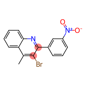 3-bromo-4-methyl-2-(3-nitrophenyl)quinoline