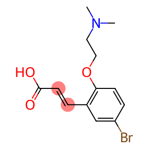 3-{5-bromo-2-[2-(dimethylamino)ethoxy]phenyl}prop-2-enoic acid