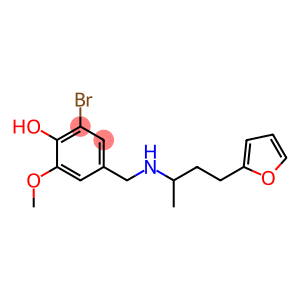 2-bromo-4-({[4-(furan-2-yl)butan-2-yl]amino}methyl)-6-methoxyphenol